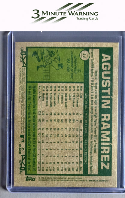 2026 Topps Heritage #13 Agustín Ramírez