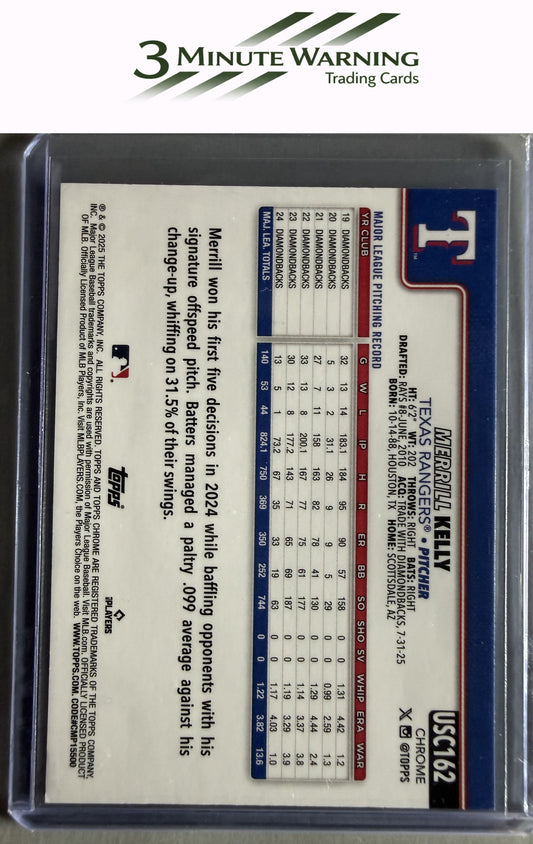 2025 Topps Chrome Update #USC162 Merrill Kelly