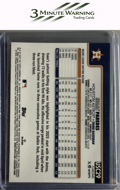 2025 Topps Chrome Update #USC29 Isaac Paredes