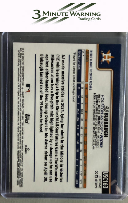 2025 Topps Chrome Update #USC163 AJ Blubaugh
