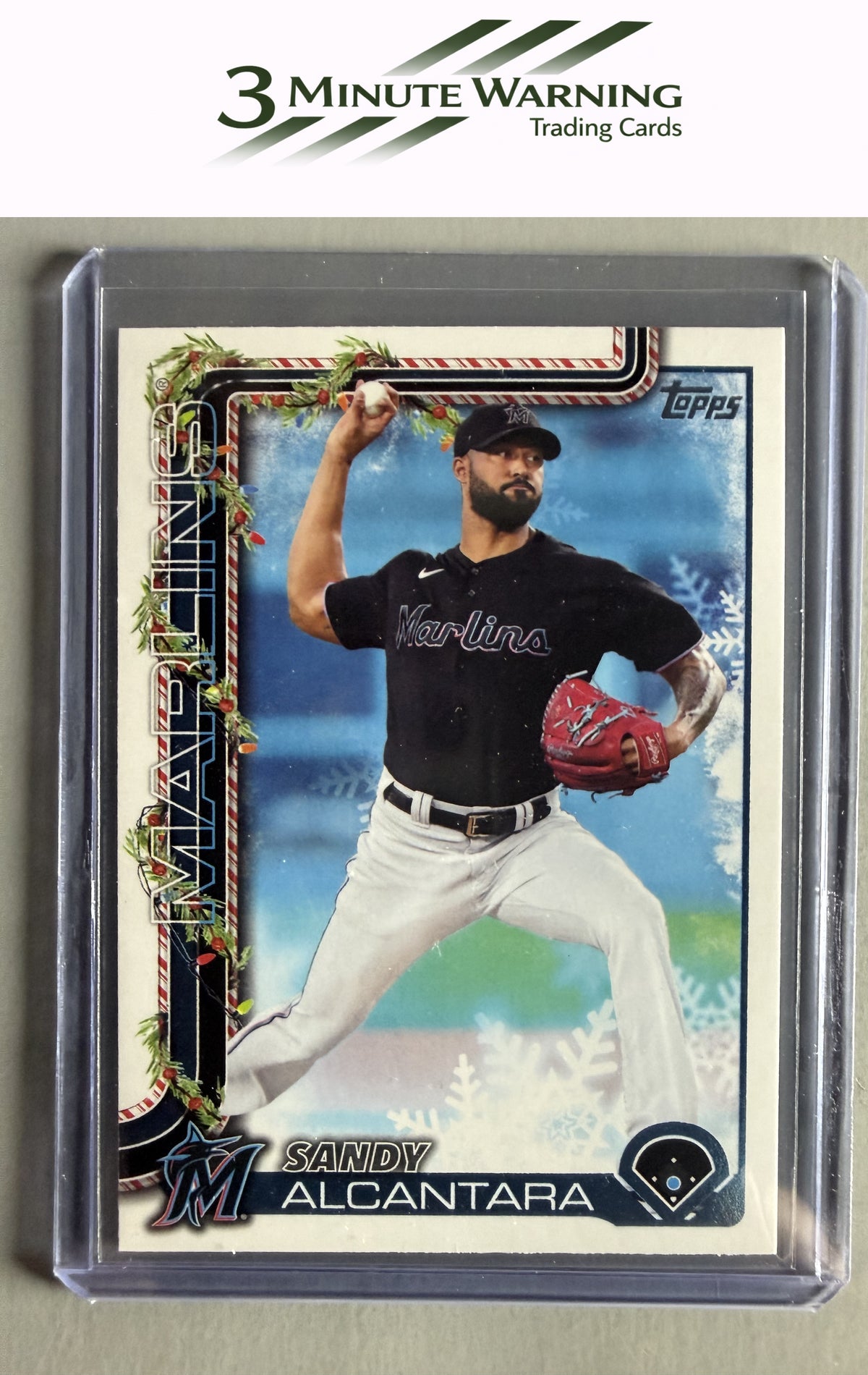 2025 Topps Holiday #H144 Sandy Alcantara