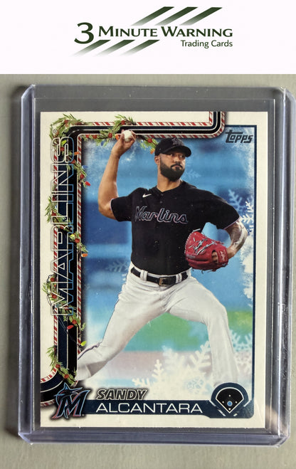 2025 Topps Holiday #H144 Sandy Alcantara