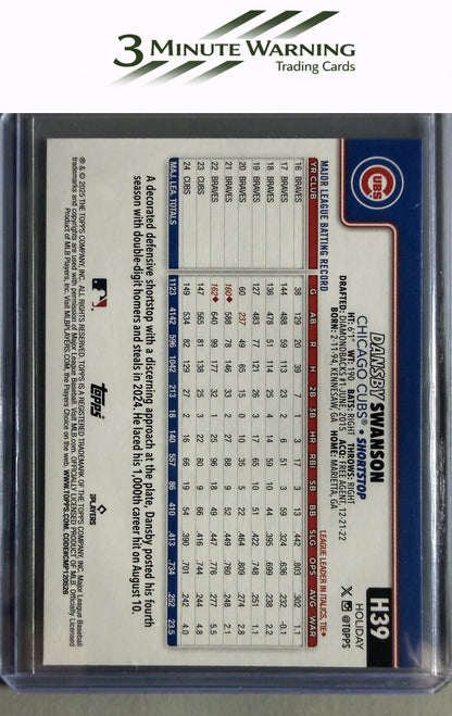 2025 Topps Holiday #H39 Dansby Swanson