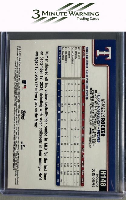 2025 Topps Holiday #H148 Kumar Rocker