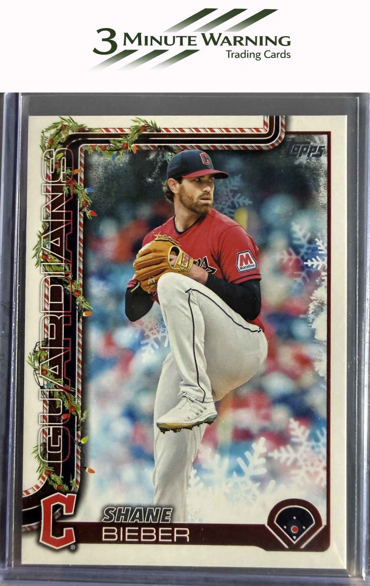 2025 Topps Holiday #H95 Shane Bieber