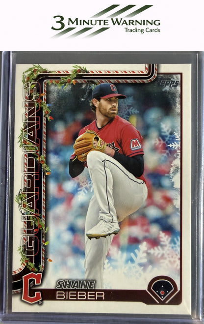 2025 Topps Holiday #H95 Shane Bieber