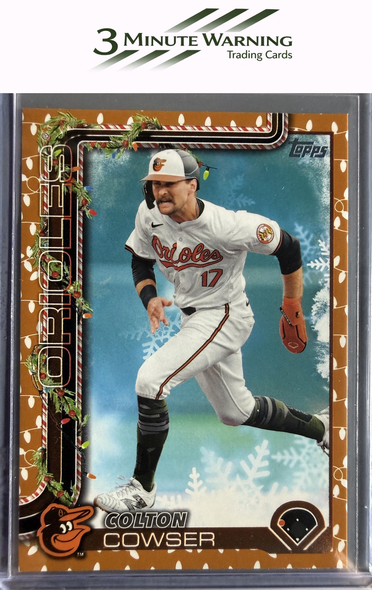 2025 Topps Holiday #H157 Colton Cowser Gold Holiday Lights