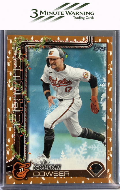 2025 Topps Holiday #H157 Colton Cowser Gold Holiday Lights