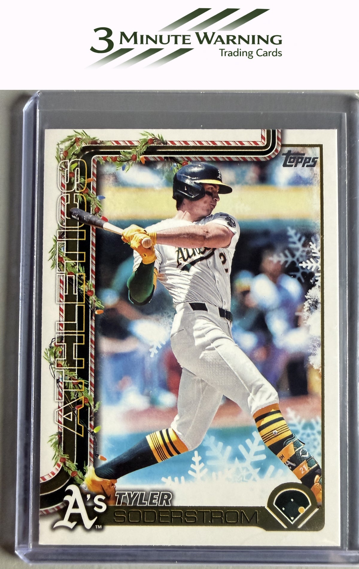 2025 Topps Holiday #H32 Tyler Soderstrom
