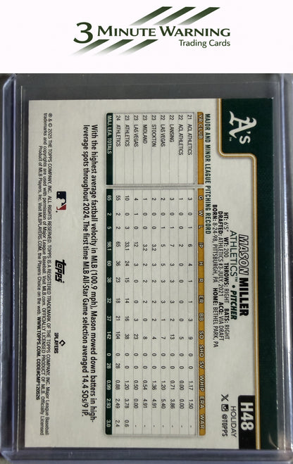 2025 Topps Holiday #H48 Mason Miller