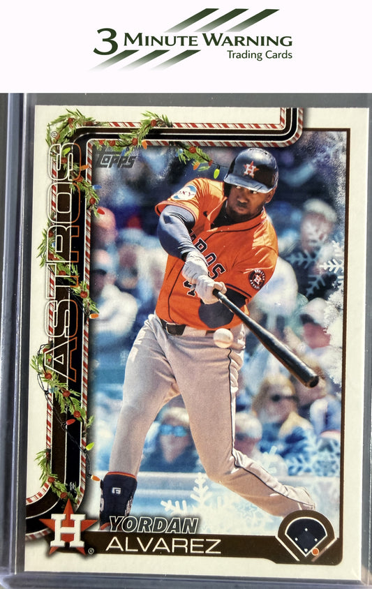 2025 Topps Holiday #H44b Yordan Alvarez