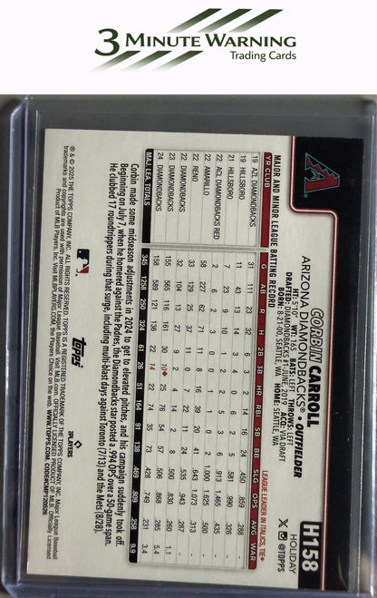 2025 Topps Holiday #H158 Corbin Carroll