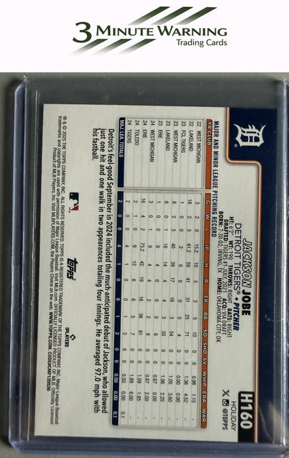 2025 Topps Holiday #H160c Jackson Jobe