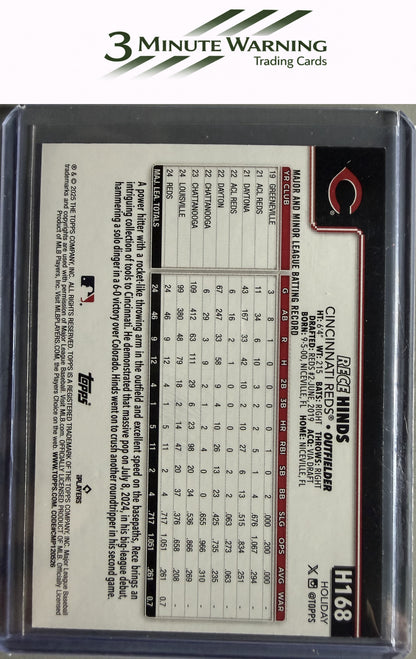 2025 Topps Holiday #H168 Rece Hinds