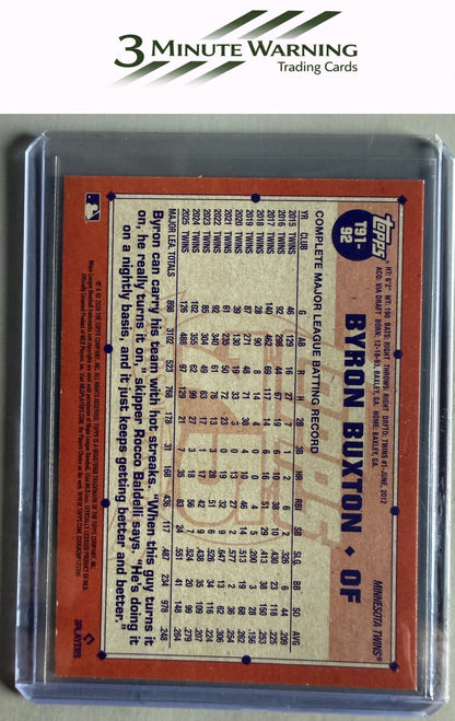 2026 Topps #T91-92 Byron Buxton 1991 Topps Baseball 35th Anniversary