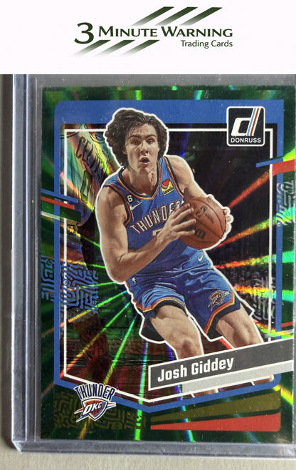 2023-24 Donruss #134 Josh Giddey Green Laser Holo