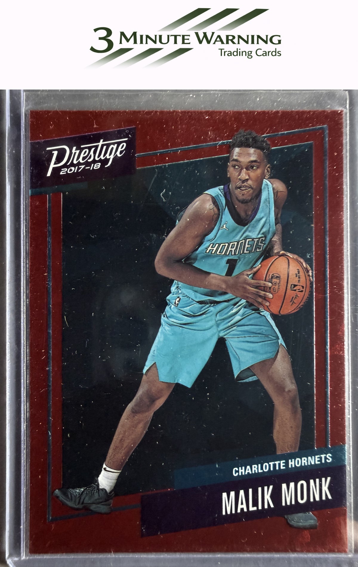 2017-18 Panini Prestige #11 Malik Monk Micro Etch Rookies Red