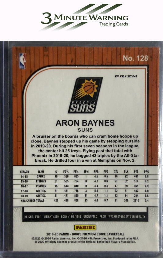 2019-20 Hoops Premium Stock #128 Aron Baynes Prizm Purple Disco