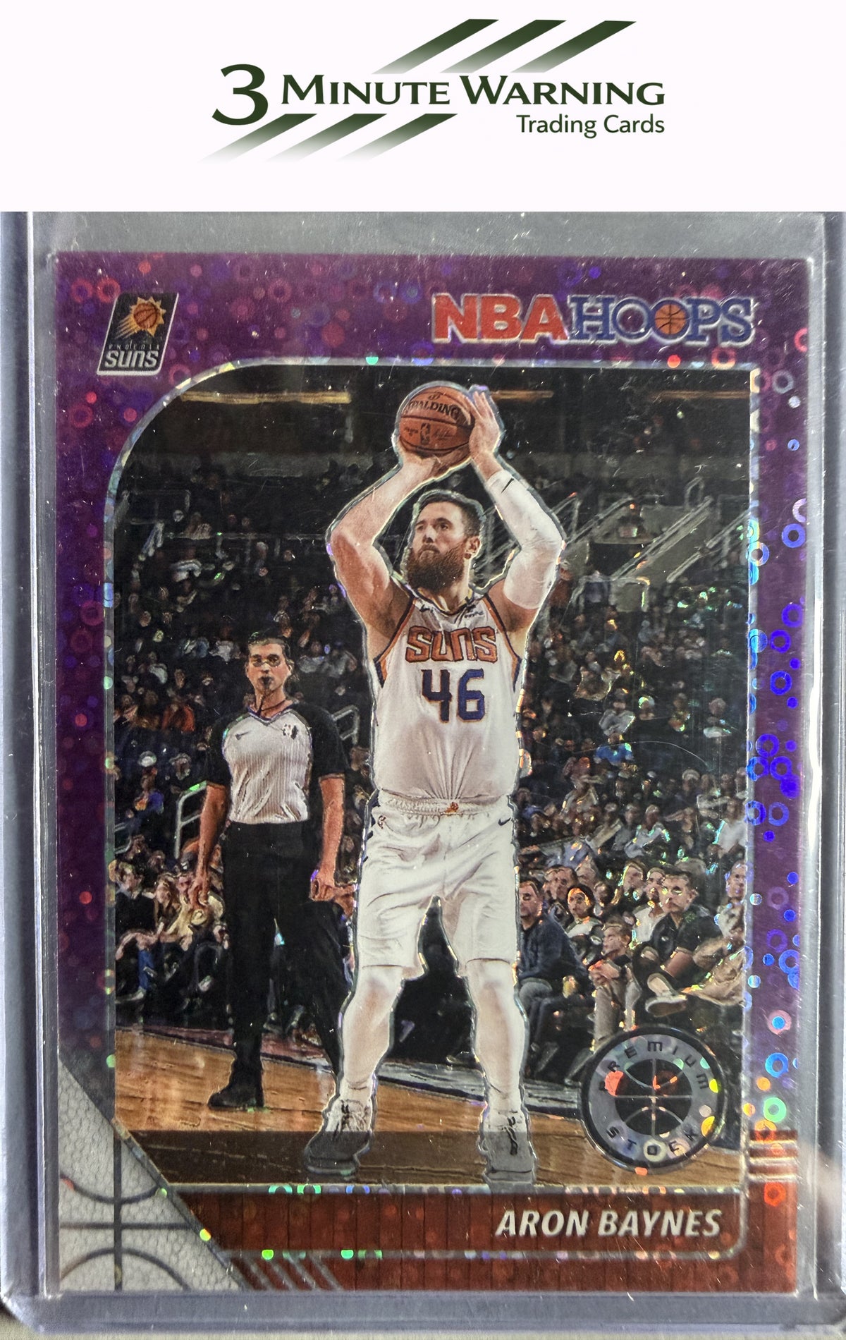 2019-20 Hoops Premium Stock #128 Aron Baynes Prizm Purple Disco
