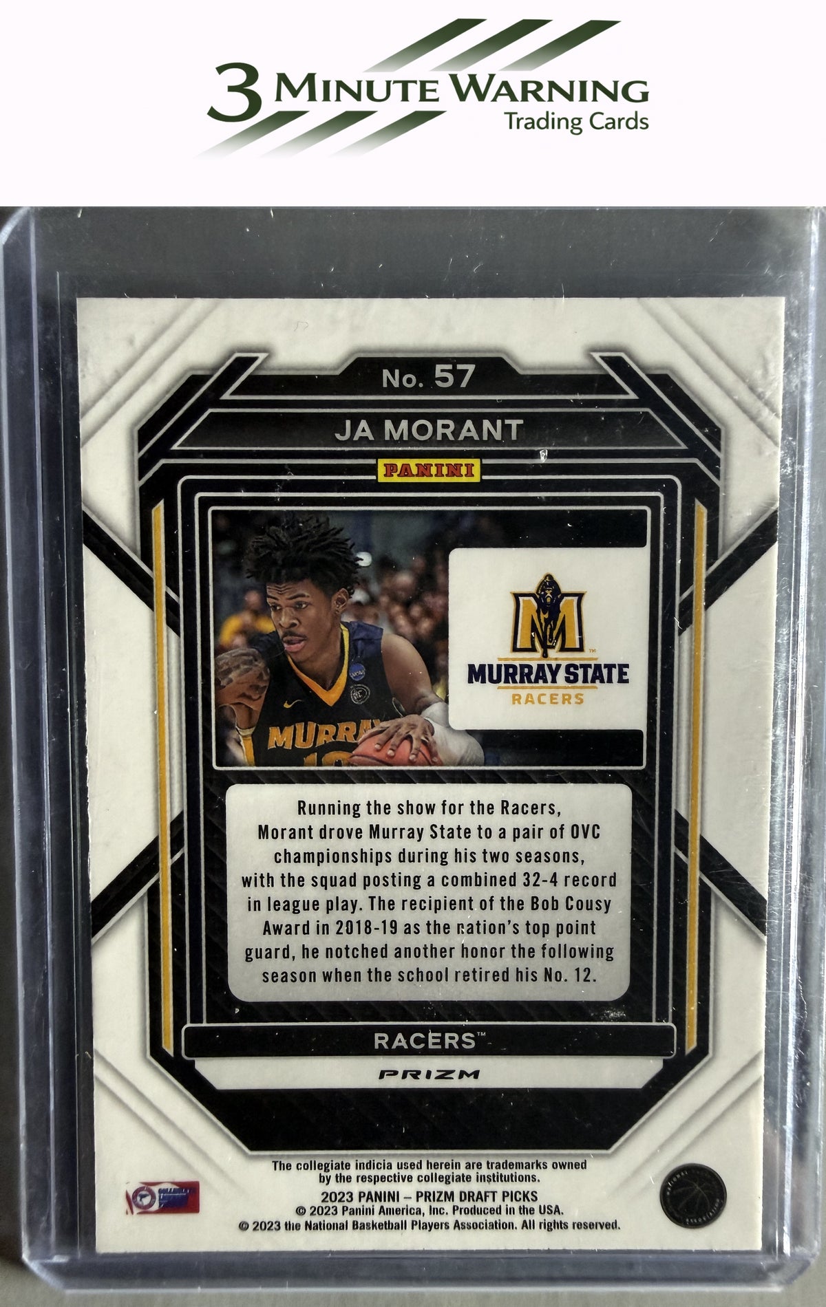 2023 Panini Prizm Draft Picks #57 Ja Morant Silver
