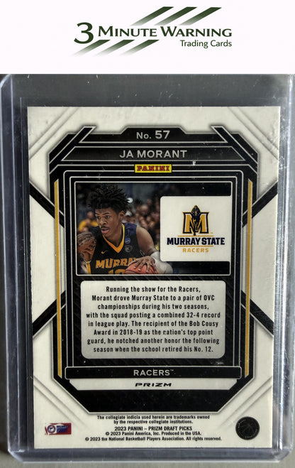 2023 Panini Prizm Draft Picks #57 Ja Morant Silver
