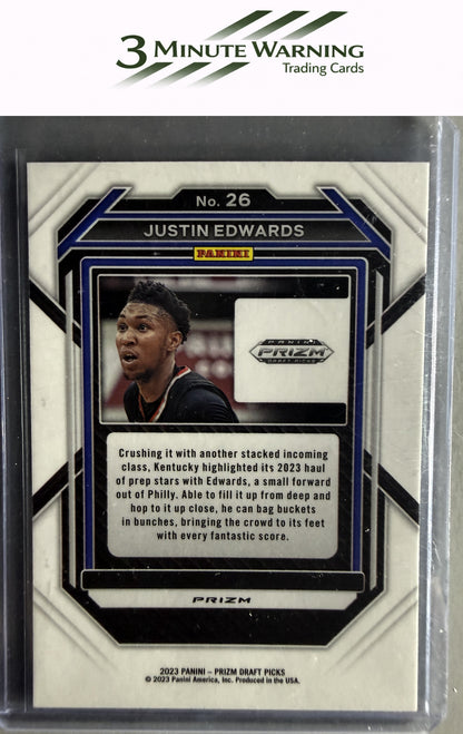 2023 Panini Prizm Draft Picks #26 Justin Edwards Hyper
