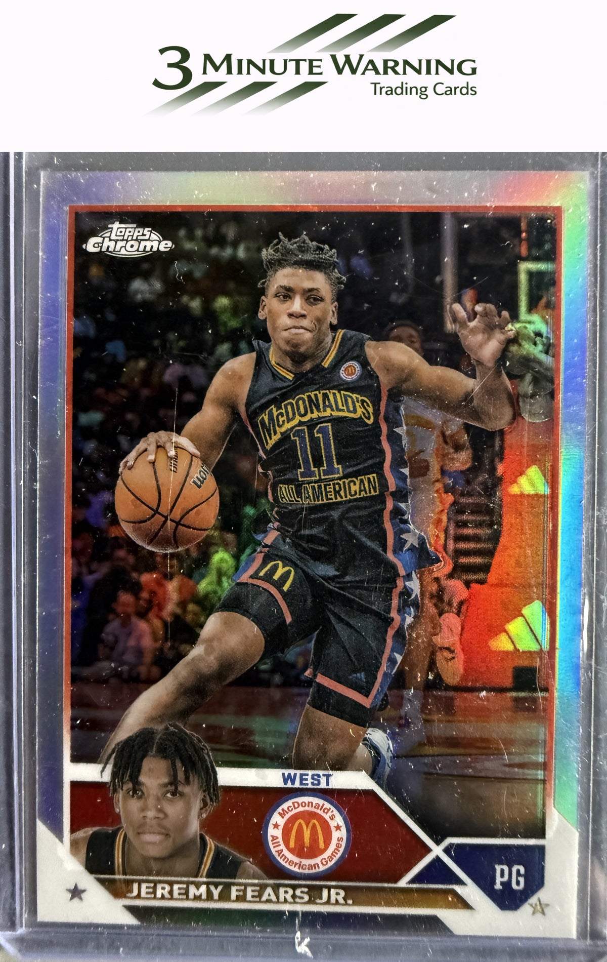 2023 Topps Chrome McDonald's All American #17 Jeremy Fears Jr.