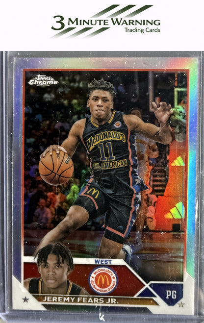 2023 Topps Chrome McDonald's All American #17 Jeremy Fears Jr.