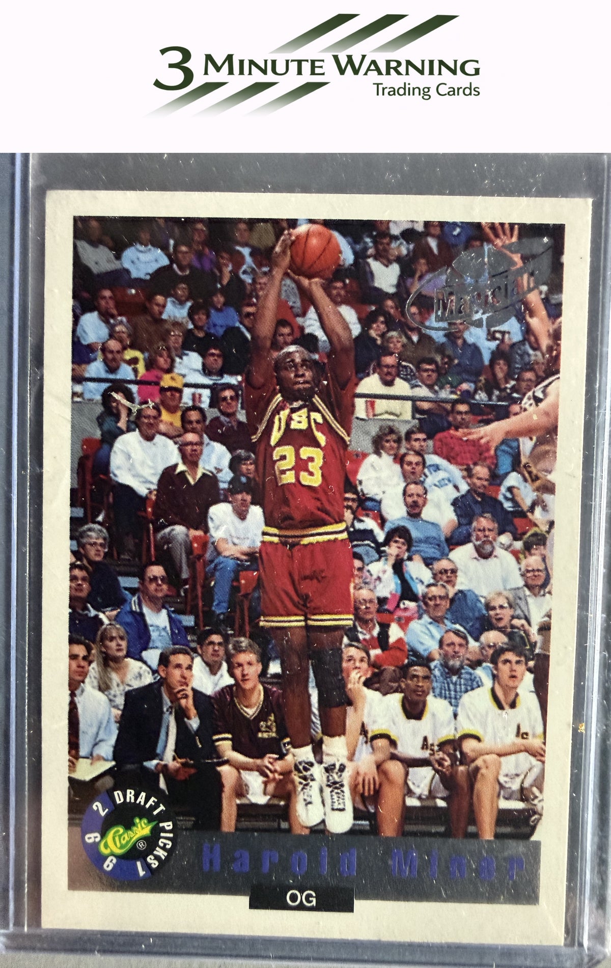 1992 Classic Draft Picks #BC15 Harold Miner Magicians