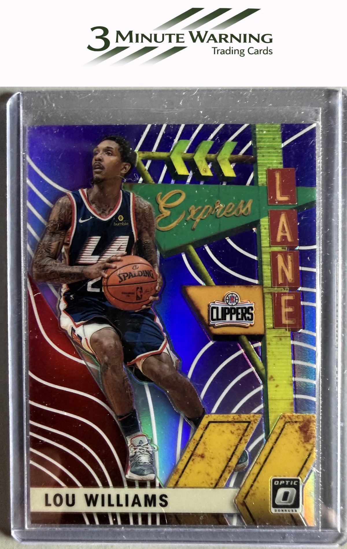 2019-20 Donruss Optic #14 Lou Williams Express Lane