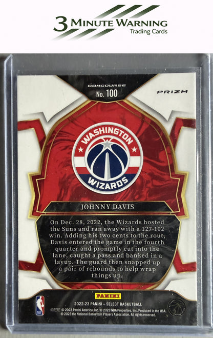 2022-23 Panini Select #100 Johnny Davis Blue Prizm