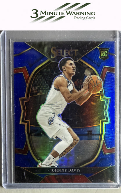 2022-23 Panini Select #100 Johnny Davis Blue Prizm