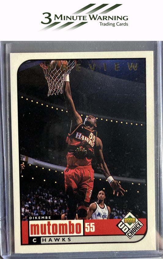 1998-99 UD Choice Preview #1 Dikembe Mutombo