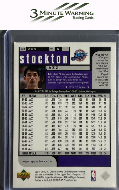 1998-99 UD Choice Preview #142 John Stockton