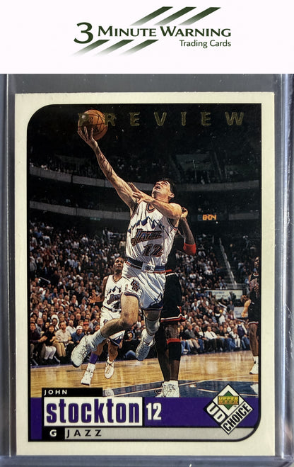 1998-99 UD Choice Preview #142 John Stockton