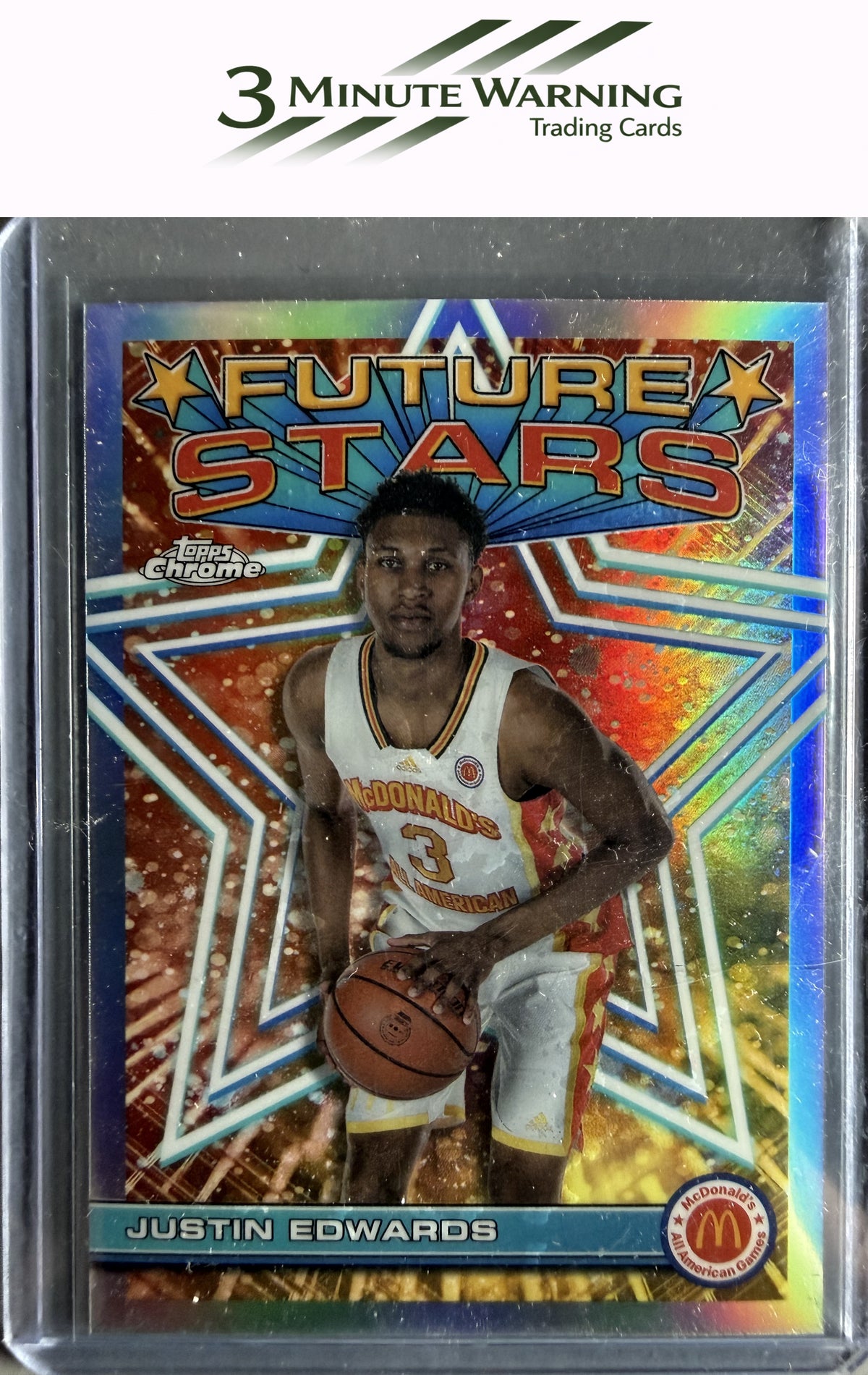2023 Topps Chrome McDonald's All American #FS-3 Justin Edwards Future Stars