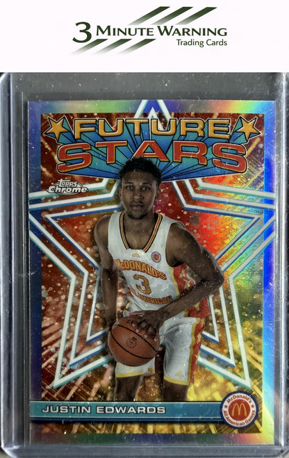 2023 Topps Chrome McDonald's All American #FS-3 Justin Edwards Future Stars