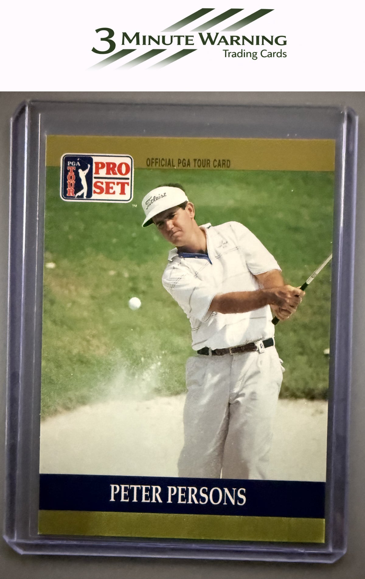 1990 Pro Set PGA Tour #18 Peter Persons