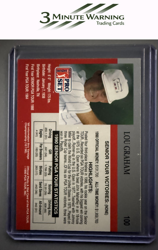 1990 Pro Set PGA Tour #100 Lou Graham