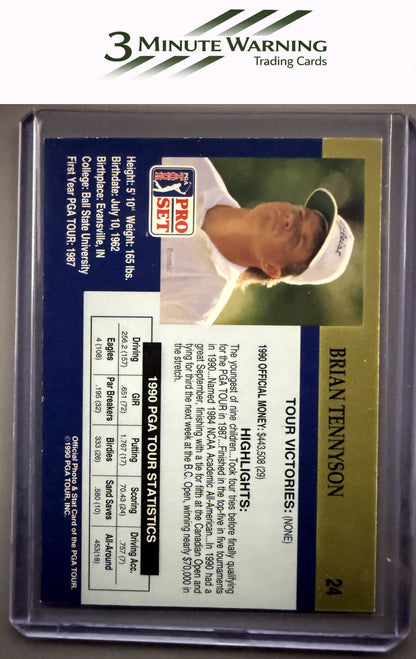 1990 Pro Set PGA Tour #24 Brian Tennyson