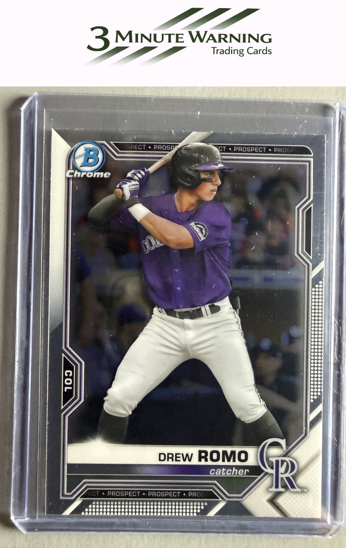 2021 Bowman #BCP-126 Drew Romo Chrome Prospects