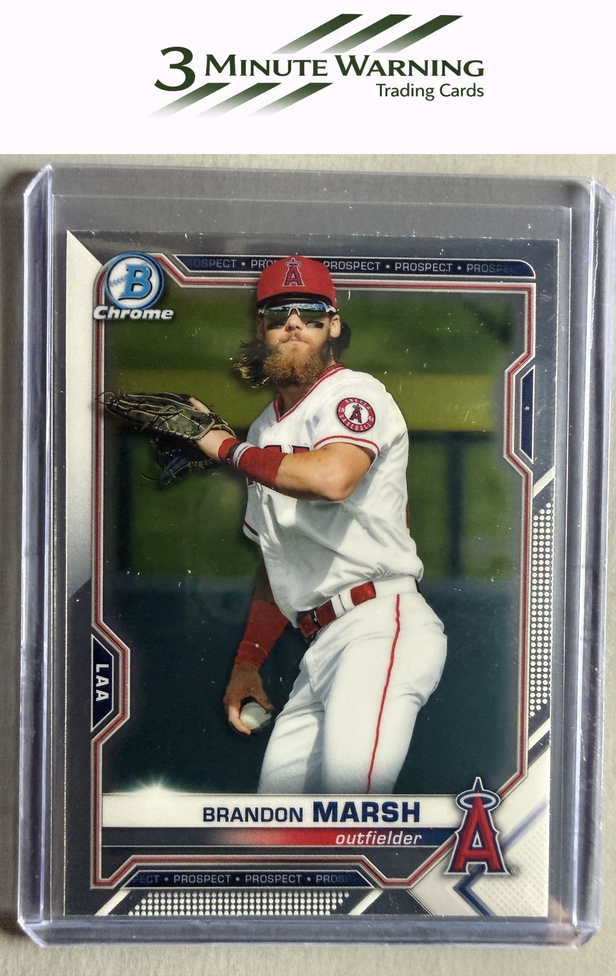 2021 Bowman #BCP-112 Brandon Marsh Chrome Prospects