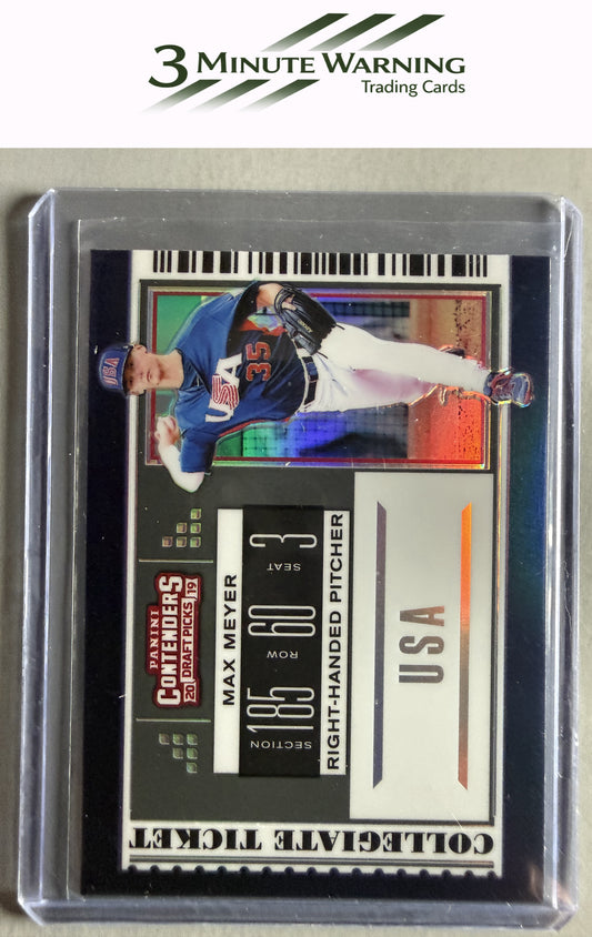 2018 Panini Elite Extra Edition #USA-MM Max Meyer USA Collegiate Tickets