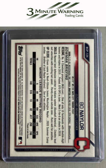 2021 Bowman #BCP-124 Bo Naylor Chrome Prospects