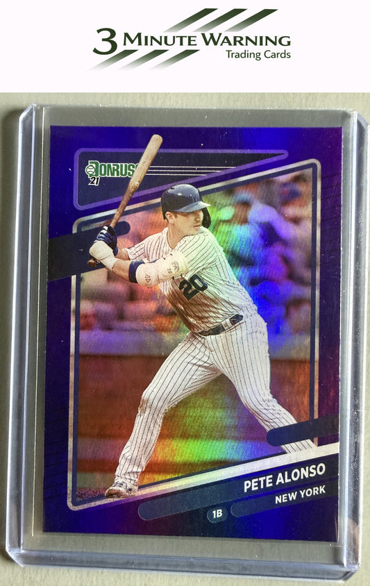 2021 Donruss #181 Pete Alonso Holo Purple