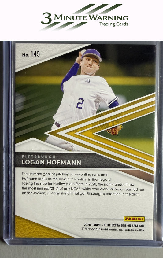 2020 Panini Elite Extra Edition #145 Logan Hofmann #/999