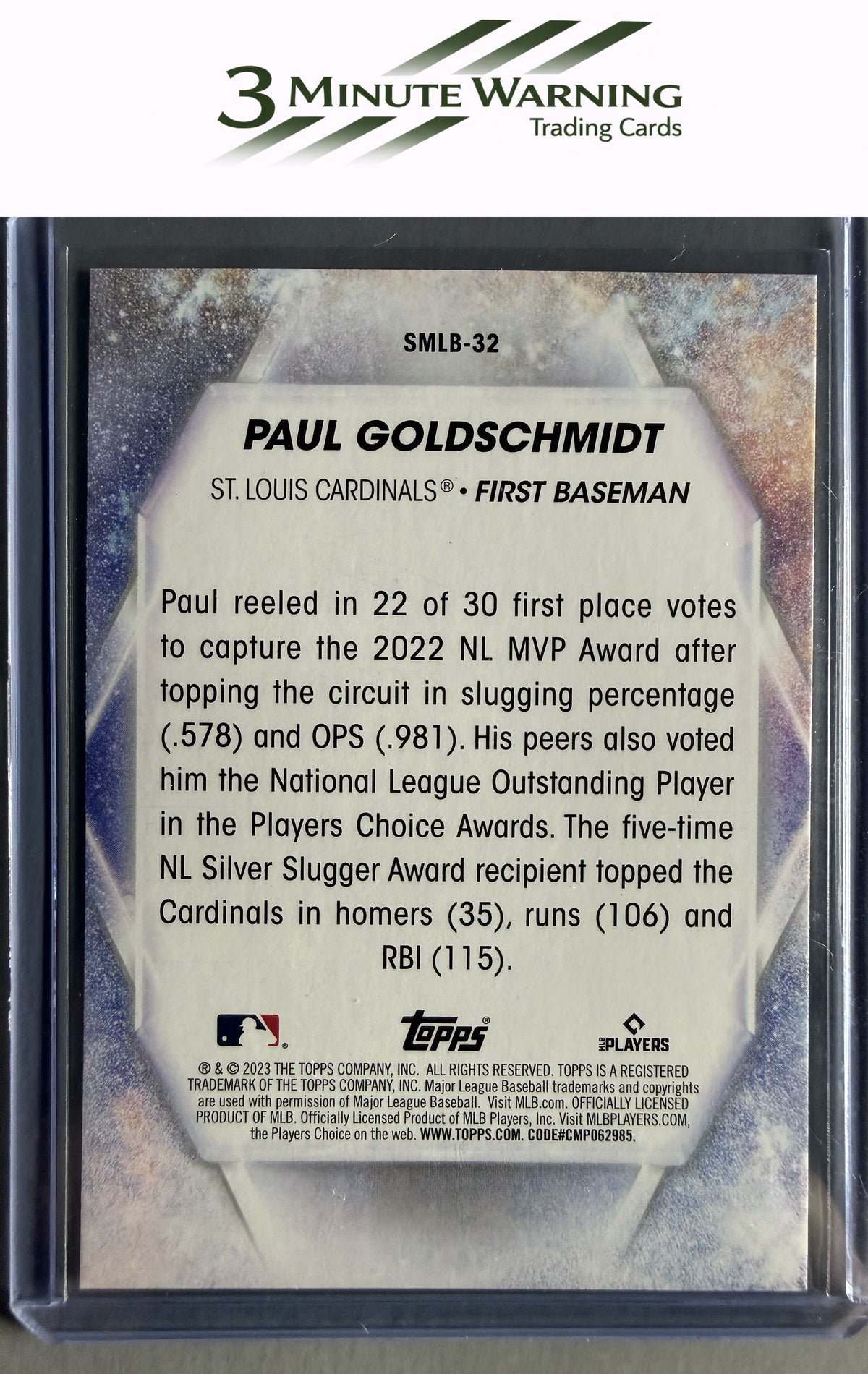 2023 Topps #SMLB-32 Paul Goldschmidt Stars of MLB