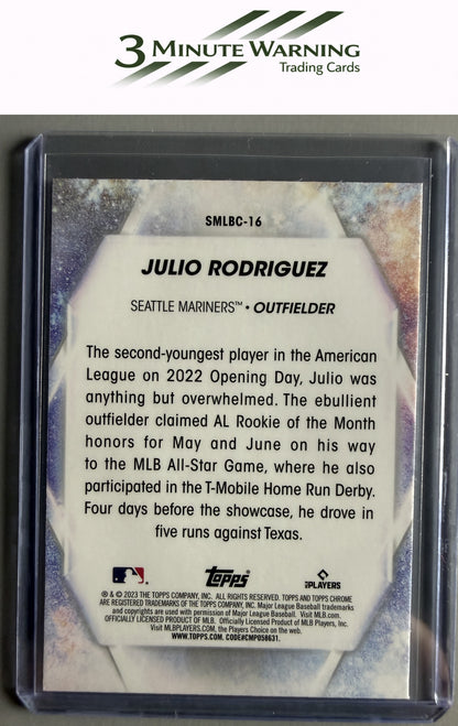 2023 Topps #SMLBC-16 Julio Rodriguez Stars of MLB Chrome