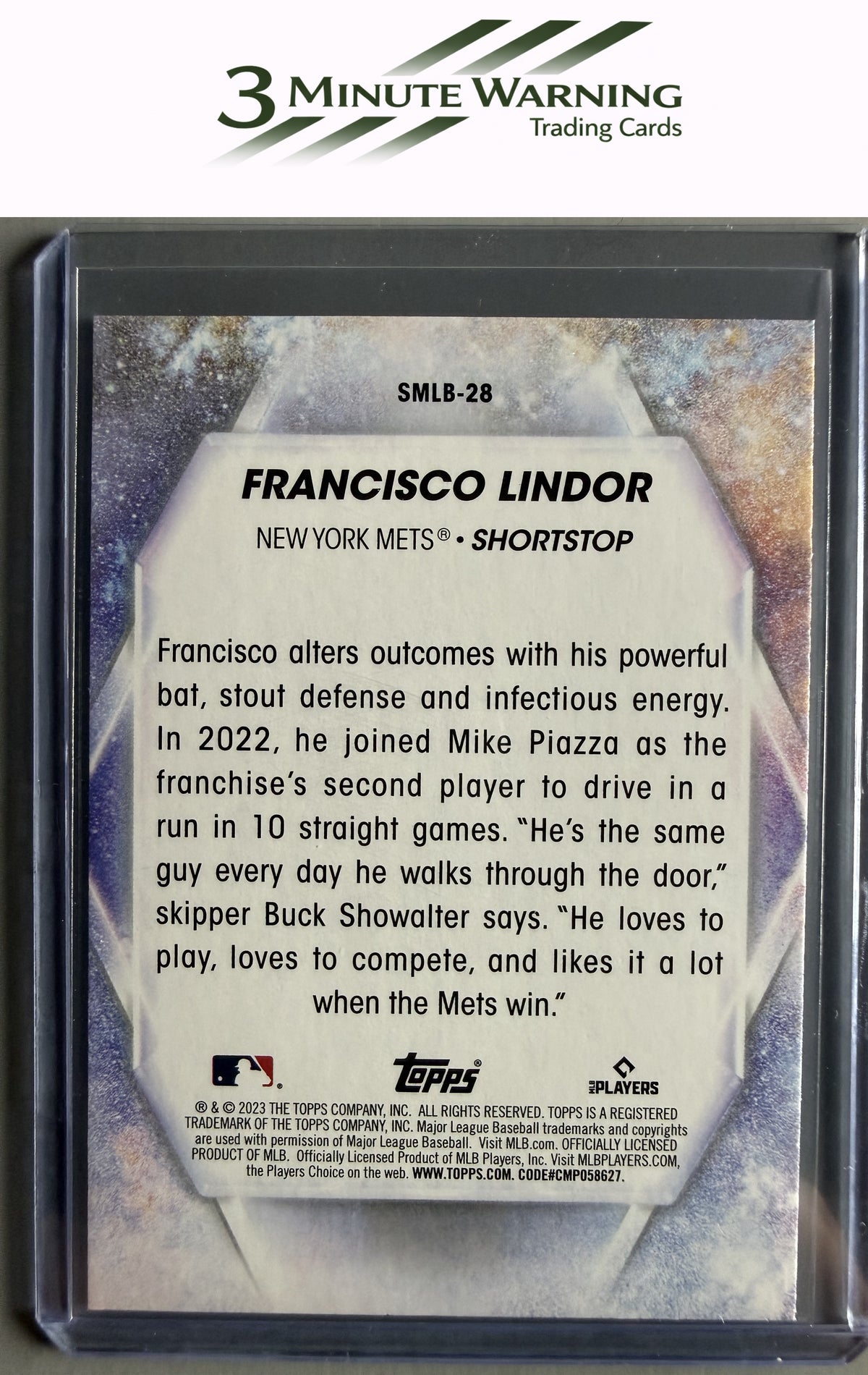 2023 Topps #SMLB-28 Francisco Lindor Stars of MLB