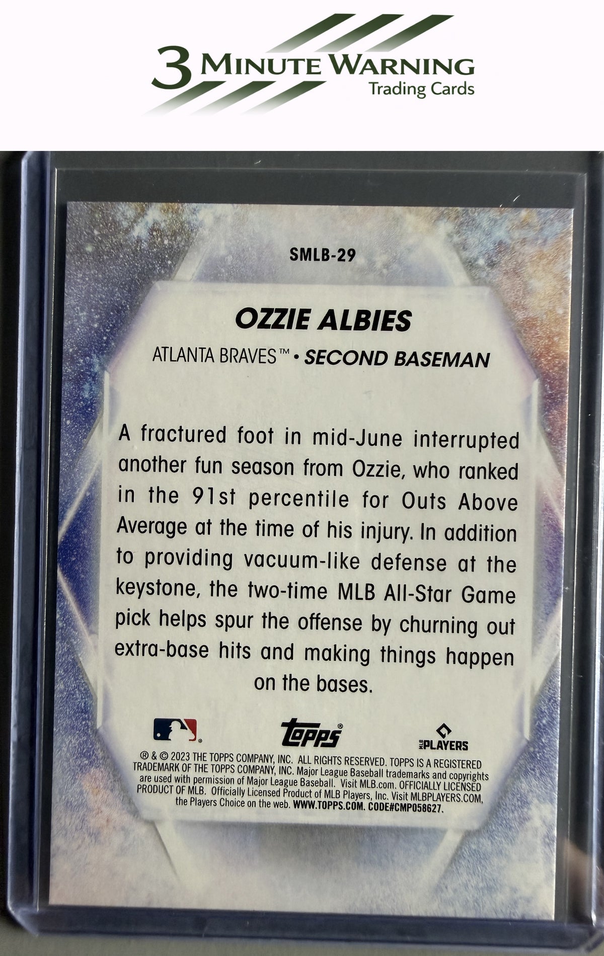 2023 Topps #SMLB-29 Ozzie Albies Stars of MLB